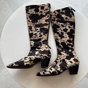 Walter Steiger cow skin below knee boots